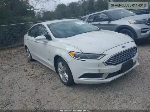 3FA6P0LU3JR114313 — 2018 Ford Fusion, Desgaste normal, fotos antes de reparar
