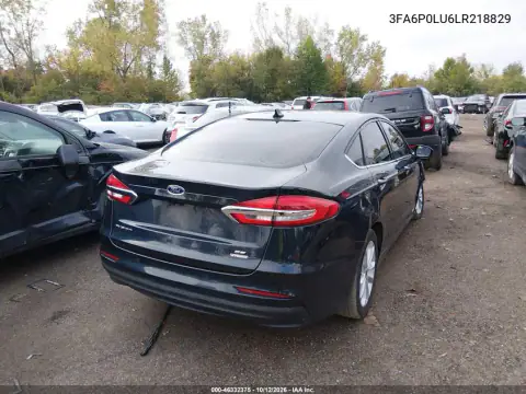 3FA6P0LU6LR218829 — 2020 Ford Fusion, foto 5 de IAAI, Parte delantera