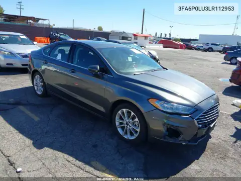 3FA6P0LU3LR112953 — 2020 Ford Fusion, Front end, before-repair photos