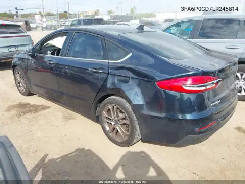 3FA6P0CD7LR245814 — 2020 Ford Fusion, фото 4 з IAAI, Передня й задня частини