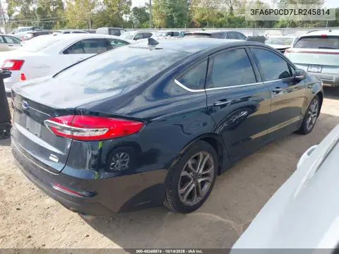 3FA6P0CD7LR245814 — 2020 Ford Fusion, фото 5 з IAAI, Передня й задня частини