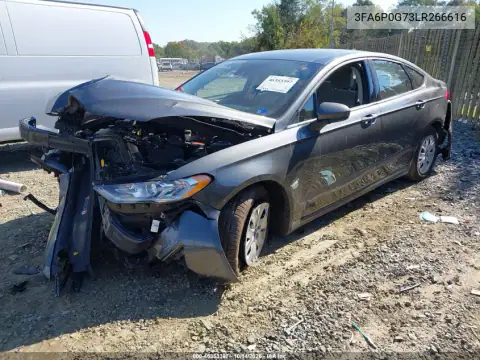 3FA6P0G73LR266616 — 2020 Ford Fusion, zdjęcie 2 z IAAI 26.10.2026, Normalne zużycie