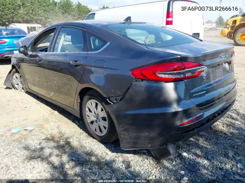 3FA6P0G73LR266616 — 2020 Ford Fusion, zdjęcie 3 z IAAI 26.10.2026, Normalne zużycie
