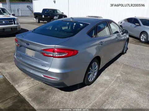 3FA6P0LU7LR200596 — 2020 Ford Fusion, фото 4 з IAAI 28.10.2026, Звичайний знос