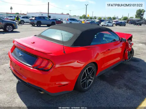 1FATP8UH2M5101322 — 2021 Ford Mustang, foto 4 de IAAI, Parte delantera