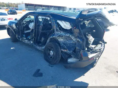 1FM5K8AB4MGA96366 — 2021 Ford Police, фото 3 с аукциона IAAI, левый бок