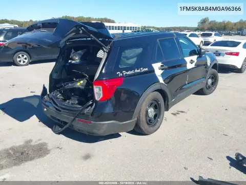 1FM5K8AB4MGA96366 — 2021 Ford Police, фото 4 с аукциона IAAI, левый бок