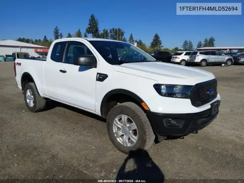 2021 Ford Ranger Xl VIN 1FTER1FH4MLD52694 фото 2