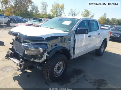 2021 Ford Ranger Xl VIN 1FTER4FH8MLD60914 фото 3