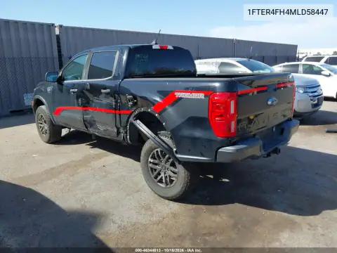 1FTER4FH4MLD58447 — 2021 Ford Ranger, фото 4 з IAAI, Лівий бік