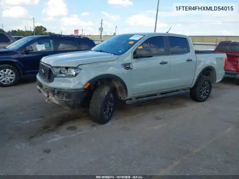 1FTER4FHXMLD54015 — 2021 Ford Ranger, zdjęcie 2 z IAAI, Przód