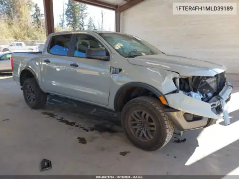 1FTER4FH1MLD39189 — 2021 Ford Ranger, წინა ნაწილი, ფოტოები შეკეთებამდე
