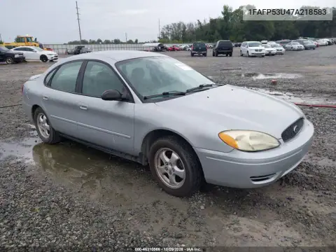 1FAFP53U47A218583 — 2007 Ford Taurus, Естественный износ, фото до ремонта