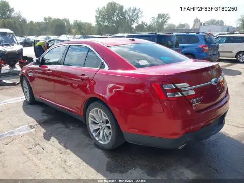 1FAHP2F83FG180250 — 2015 Ford Taurus, фото 4 с аукциона IAAI, Передняя часть справа