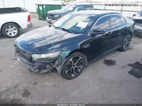2015 Ford Taurus Sho VIN 1FAHP2KT6FG167101 фото 3