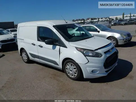 NM0KS6FX8F1204409 — 2015 Ford Transit Connect, Передняя часть, фото до ремонта