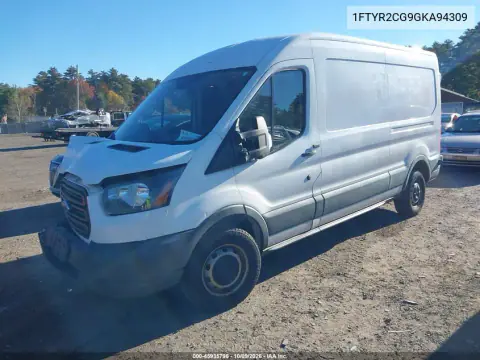 2016 Ford Transit-250 VIN 1FTYR2CG9GKA94309 фото 3