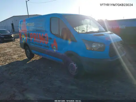 1FTYR1YM7GKB23024 — 2016 Ford Transit, Parte trasera, fotos antes de reparar