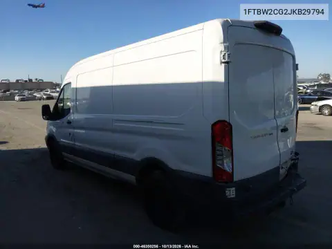 1FTBW2CG2JKB29794 — 2018 Ford Transit, photo 4 from IAAI, Right rear