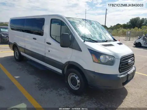 1FBZX2ZM8JKB43003 — 2018 Ford Transit, Normalne zużycie, zdjęć przed naprawą