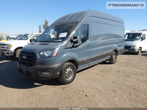 2021 Ford Transit-250 Cargo Van VIN 1FTBR3X8XMKA83118 фото 3