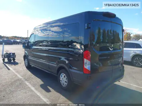 1FBAX2C82MKA13425 — 2021 Ford Transit, фото 4 с аукциона IAAI, правый бок