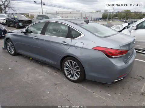 KMHGN4JEXHU170495 — 2017 Genesis G80, photo 4 from IAAI, Front end