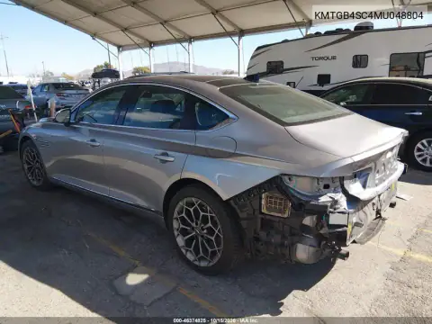KMTGB4SC4MU048804 — 2021 Genesis G80, ფოტო 4, IAAI, უკანა ნაწილი