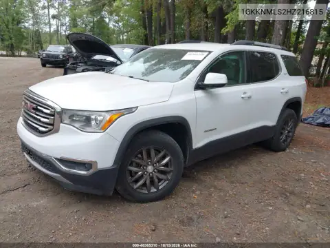 1GKKNMLS2HZ216815 — 2017 GMC Acadia, ფოტო 3, IAAI, მარჯვენა მხარე