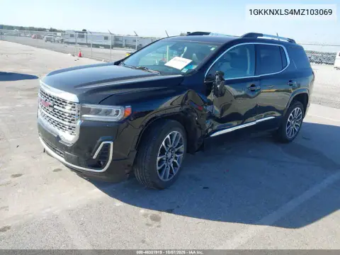 2021 GMC Acadia Awd Denali VIN 1GKKNXLS4MZ103069 фото 3