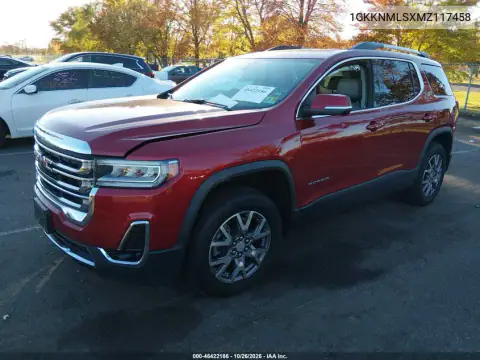 1GKKNMLSXMZ117458 — 2021 GMC Acadia, zdjęcie 3 z IAAI, Prawy bok