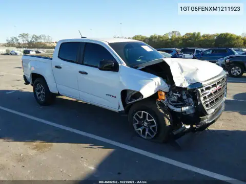 1GTG6FENXM1211923 — 2021 GMC Canyon, Front end, before-repair photos