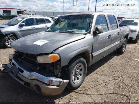 2007 GMC Sierra 1500 Classic Sl VIN 2GTEC13V671134522 фото 2