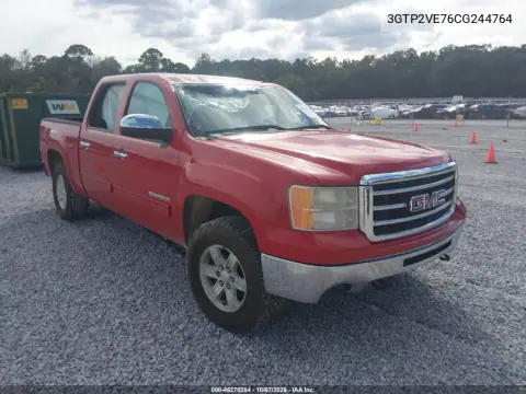 3GTP2VE76CG244764 — 2012 GMC Sierra, Повреждение рамы, фото до ремонта