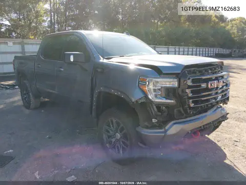 1GTP9EEL9MZ162683 — 2021 GMC Sierra, Передняя часть слева, фото до ремонта