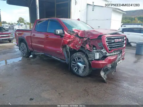 3GTP9EED4MG241283 — 2021 GMC Sierra, Parte delantera, fotos antes de reparar