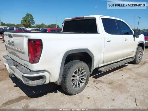 3GTP9EEDXMG394010 — 2021 GMC Sierra, ფოტო 4, IAAI, უკანა ნაწილი