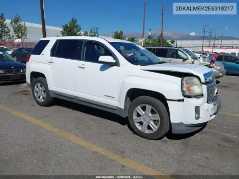 2GKALMEK2E6318217 — 2014 GMC Terrain, Передняя часть, фото до ремонта