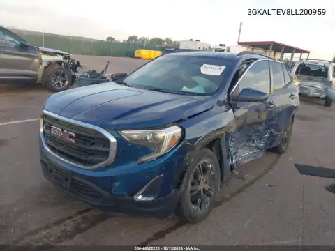 3GKALTEV8LL200959 — 2020 GMC Terrain, фото 2 з IAAI, Лівий бік