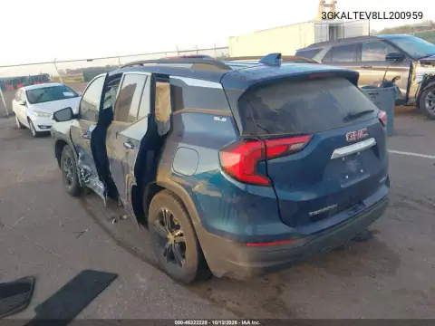 3GKALTEV8LL200959 — 2020 GMC Terrain, фото 3 з IAAI, Лівий бік