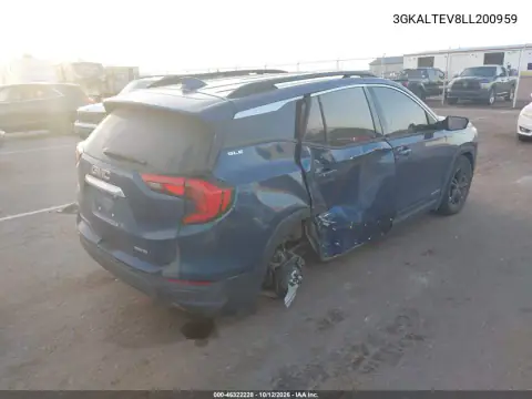 3GKALTEV8LL200959 — 2020 GMC Terrain, фото 4 з IAAI, Лівий бік