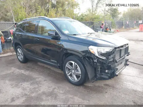 3GKALVEV4LL102605 — 2020 GMC Terrain, Левый бок, фото до ремонта