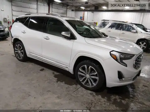 3GKALXEX6LL294039 — 2020 GMC Terrain, უკანა ნაწილი, ფოტოები შეკეთებამდე