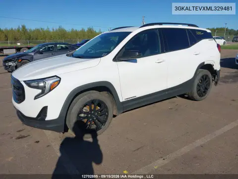 2021 GMC Terrain Sle VIN 3GKALTEVXML329481 фото 3