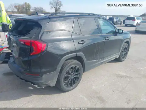 3GKALVEV9ML308150 — 2021 GMC Terrain, zdjęcie 5 z IAAI, Tył