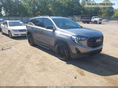3GKALPEV8ML322102 — 2021 GMC Terrain, Подтопление пресной водой, фото до ремонта
