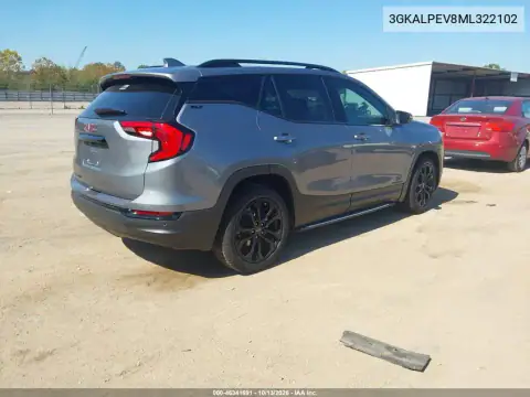 3GKALPEV8ML322102 — 2021 GMC Terrain, фото 4 с аукциона IAAI, Подтопление пресной водой