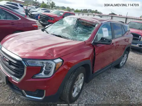 3GKALMEV3NL114709 — 2022 GMC Terrain, photo 2 from IAAI, Rollover