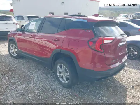 3GKALMEV3NL114709 — 2022 GMC Terrain, photo 3 from IAAI, Rollover