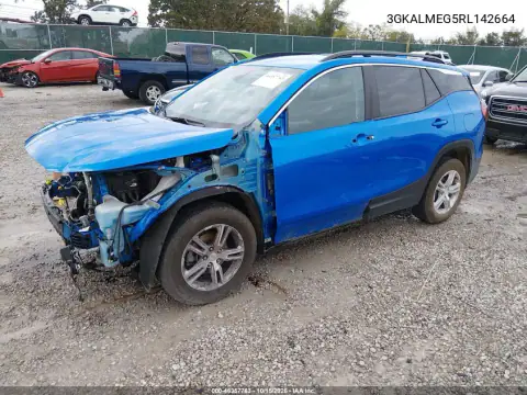 3GKALMEG5RL142664 — 2024 GMC Terrain, zdjęcie 3 z IAAI, Przód
